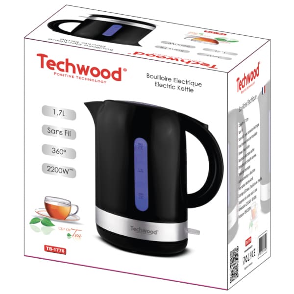 Bouilloire électrique TECHWOOD 1.7 Litres Bouilloire électrique TECHWOOD 1.7 Litres